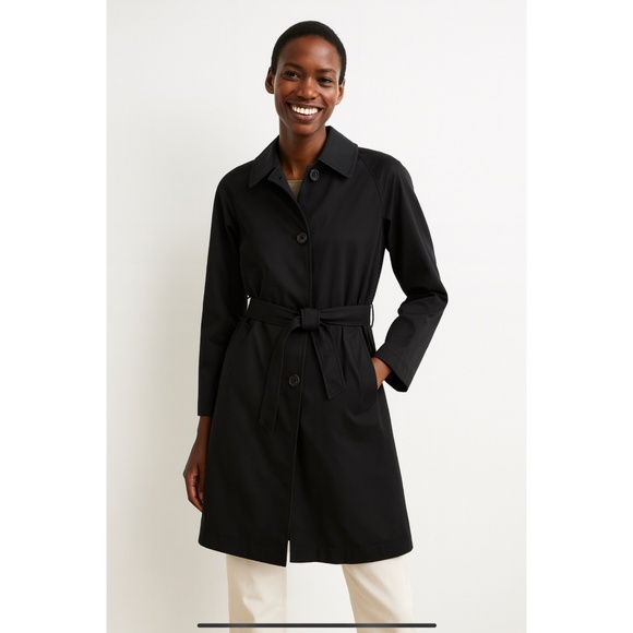 BURBERRY LONDON TRENCH COAT BRITISH REMOVABLE NOVA CHECK LINING CLASSIC BLACK 	4 - Picture 1 of 12